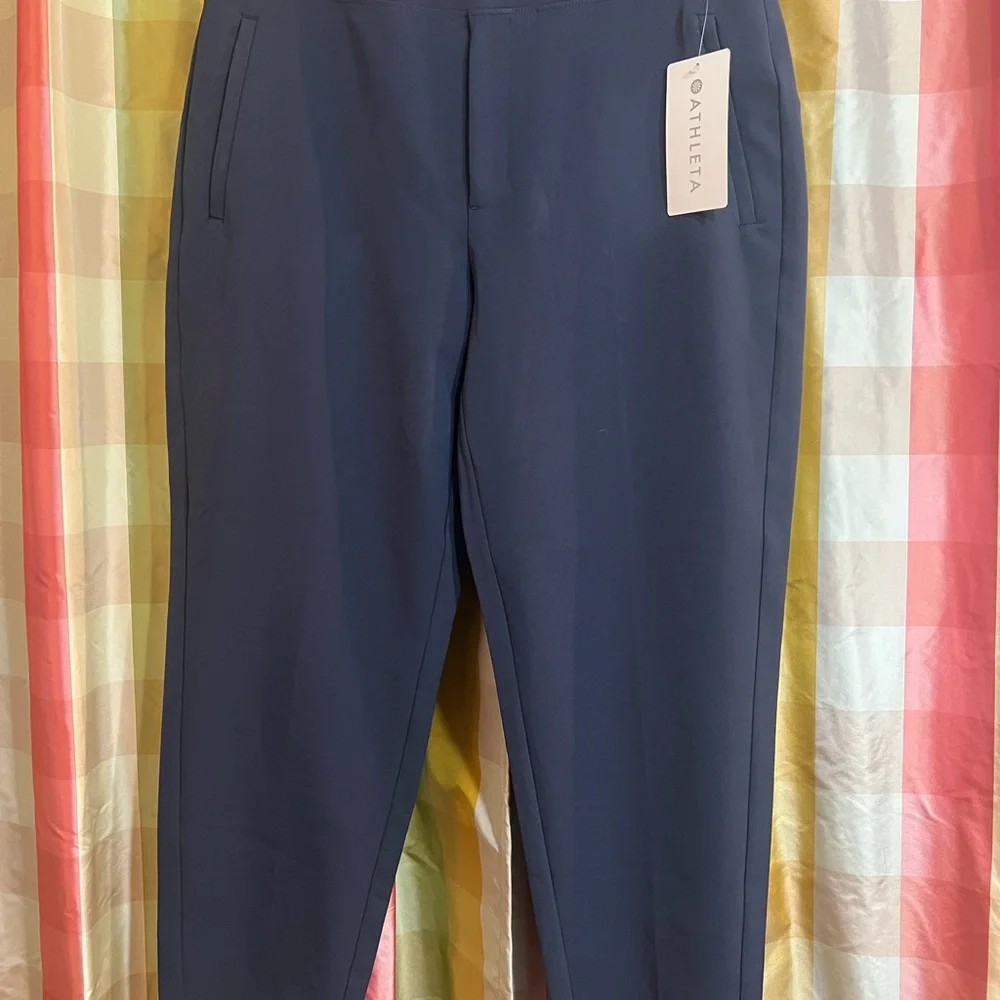 Athleta Deep Blue Endless Pants Size 12 - Picture 1 of 4